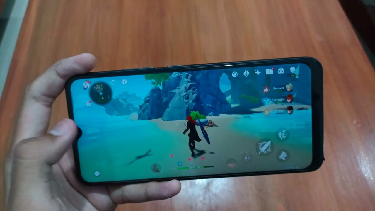 Realme C25S Genshin Impact Gameplay Low 60 FPS