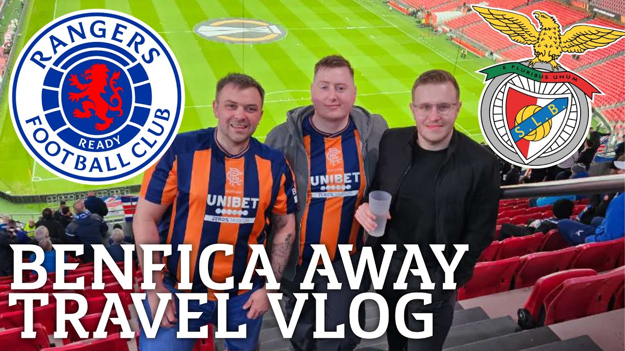 They said it was warm in Portugal... | BENFICA v RANGERS UEL Round of 16 Trip!