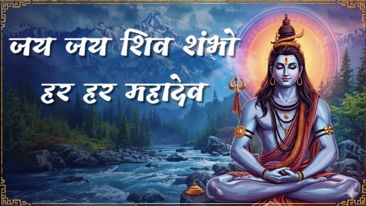 ☀ Shiv Bhajan 🔥 Jay Jay Shiv Shambho Har Har Mahadev By WahBhakti