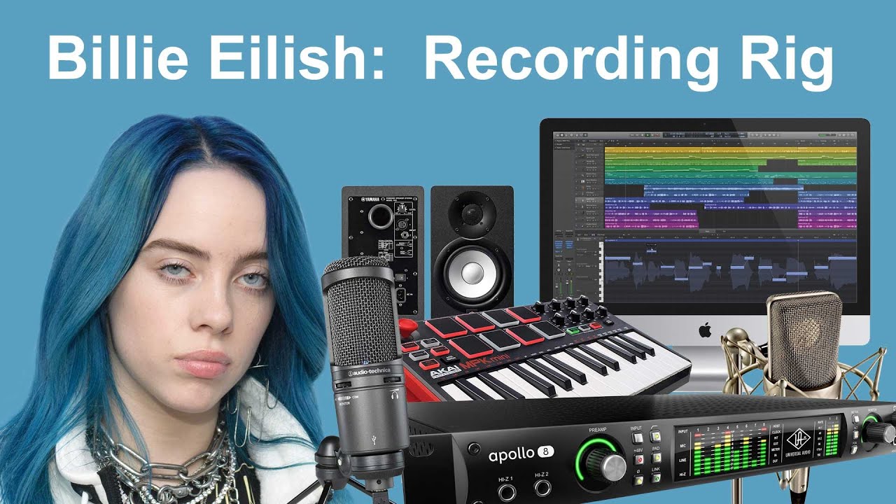 Billie Eilish - recording hardware rig run down