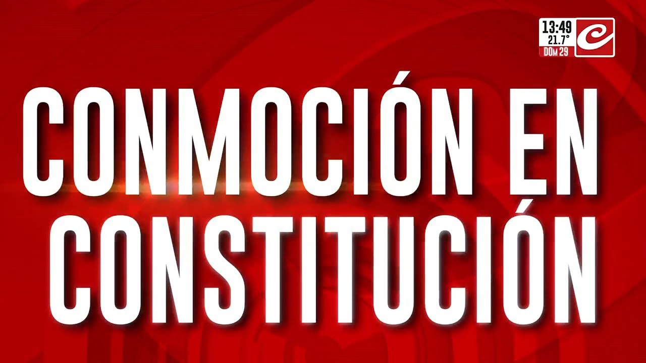 Conmoci&oacute;n en Constituci&oacute;n: brutal choque entre un colectivo y un patrullero