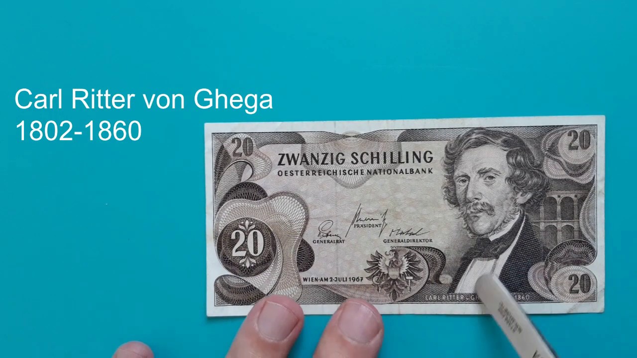 World banknotes - Austria - 20 schilling 1967