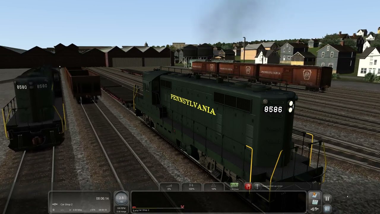 Train Simulator Classic - [EMD GP7] - Yard Work (Altoona) Part 1 - 4K UHD