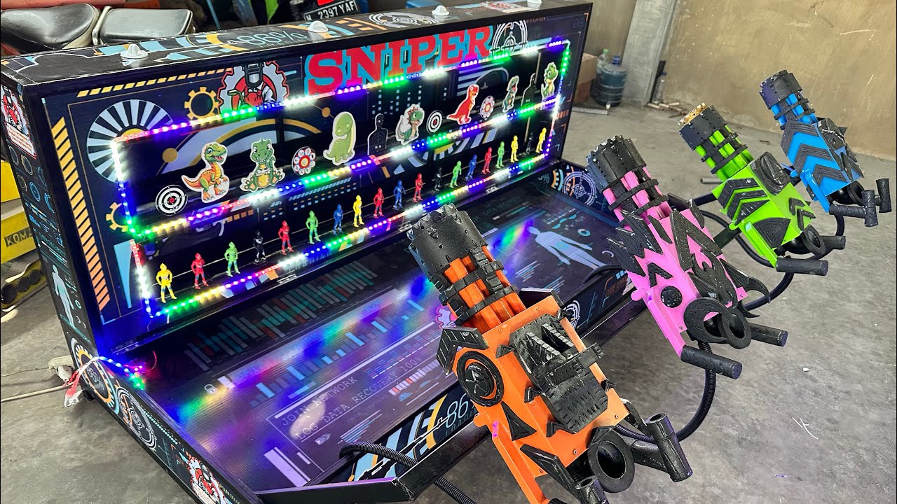 PERMAINAN BARU / tembak rambo / tembak elektrik / permainan pasar malam / game tembak