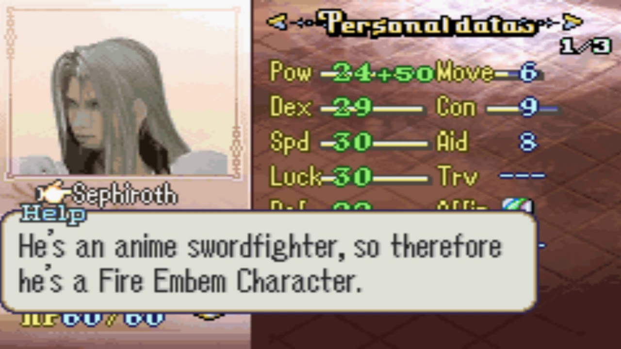 One Winged Angel arranged in GBAFE sound font.