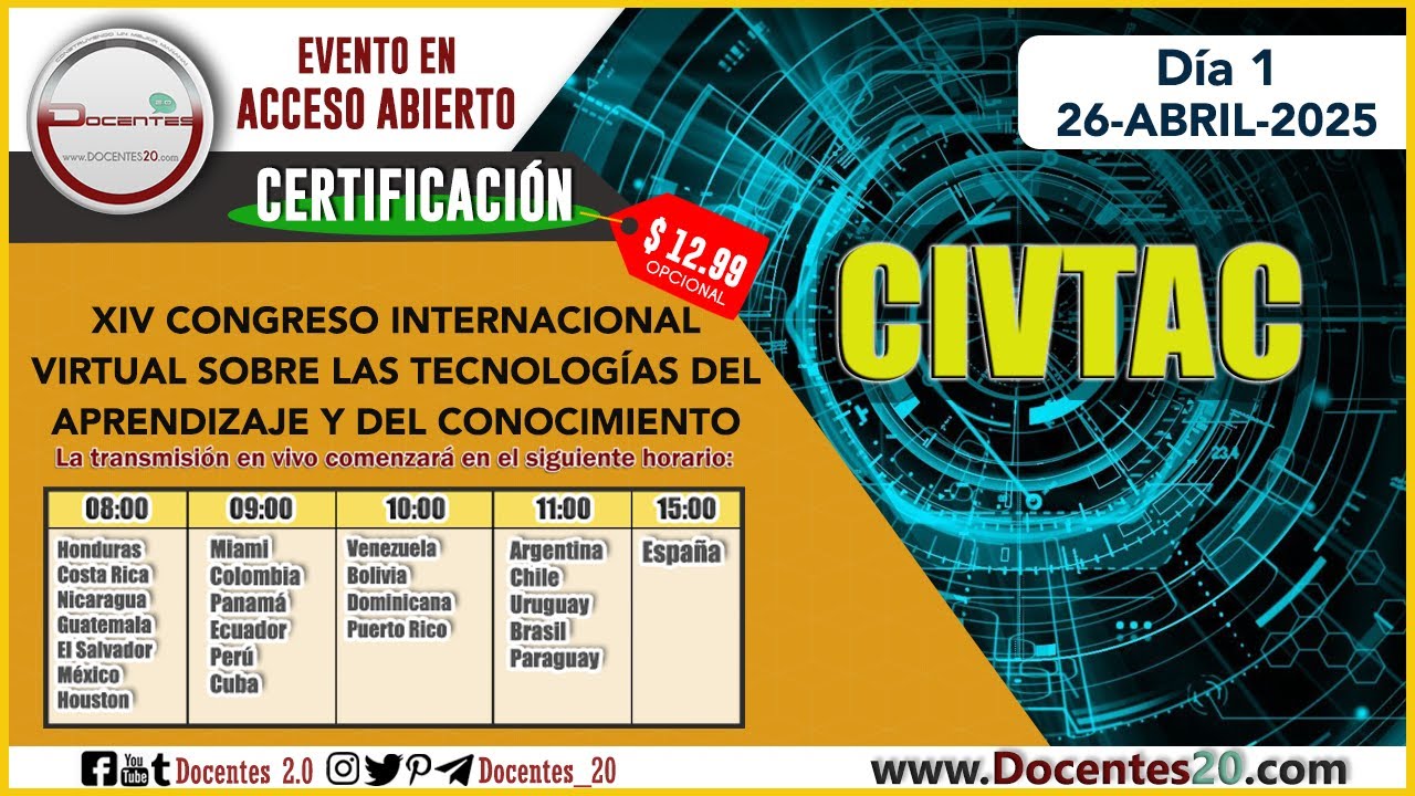 🔥XIV CIVTAC | DOCENTES 2.0
