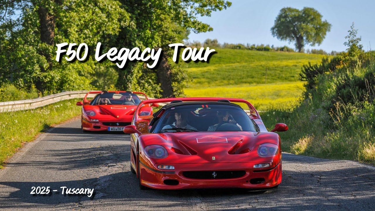FERRARI F50 Legacy Tour 2025 - Tuscany