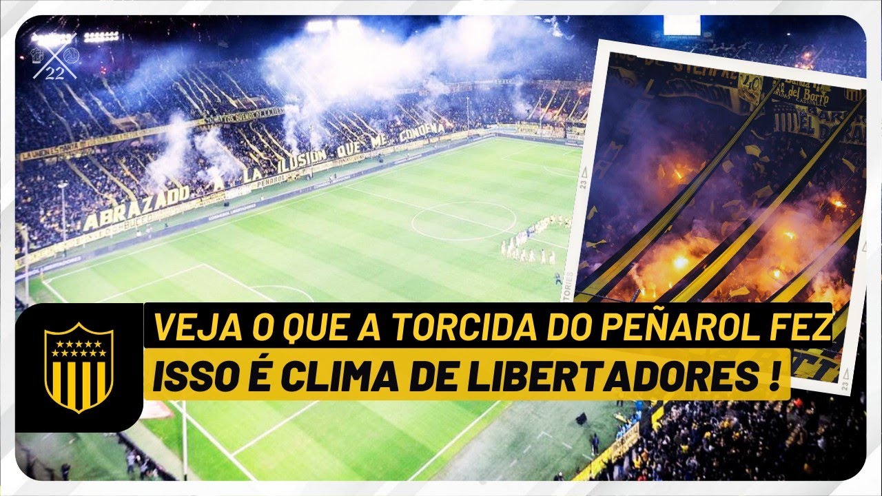 🔥🟡⚫ FESTA ABSURDA DA TORCIDA DO PEÑAROL NO RECEBIMENTO DO TIME NA LIBERTADORES (PEÑAROL x FLAMENGO)