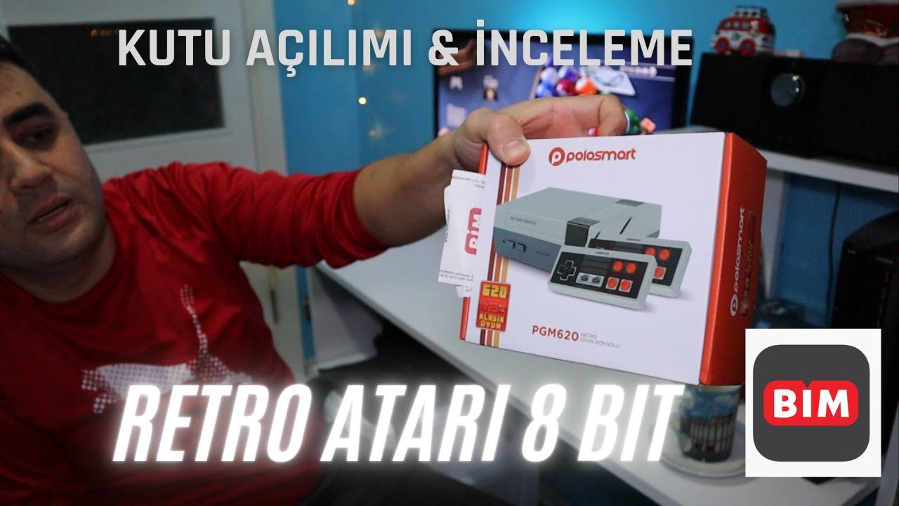 Retro Atari 8 Bit || Bim'de satılan oyun konsolu Polosmart PGM620