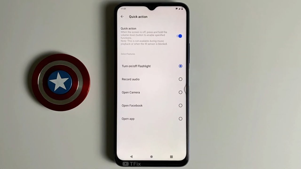 Quick action on Vivo Y51 Android 11