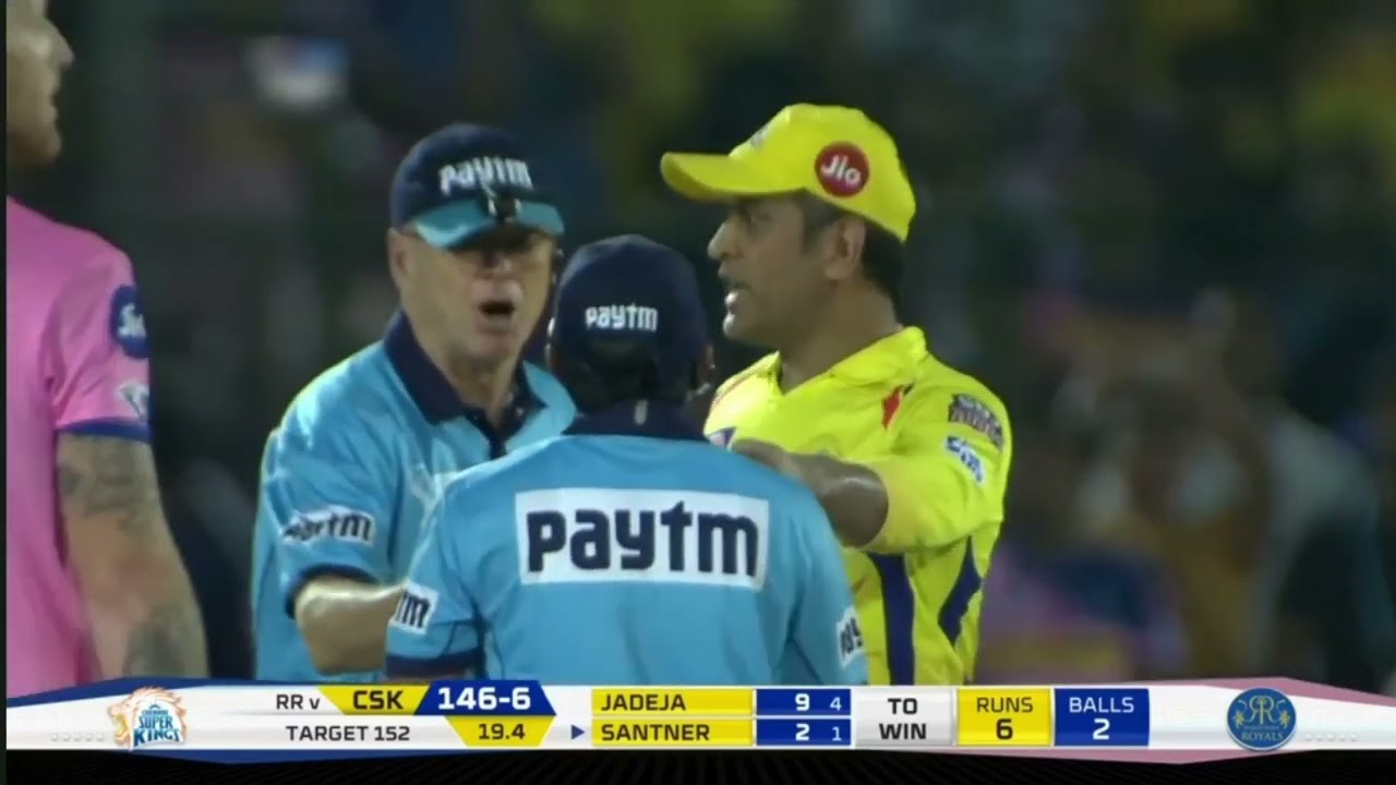 Dhoni Angry Moment..😡😡,CSK vs RR