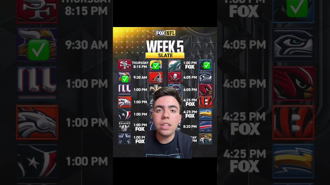 NFL Week 5 Predictions