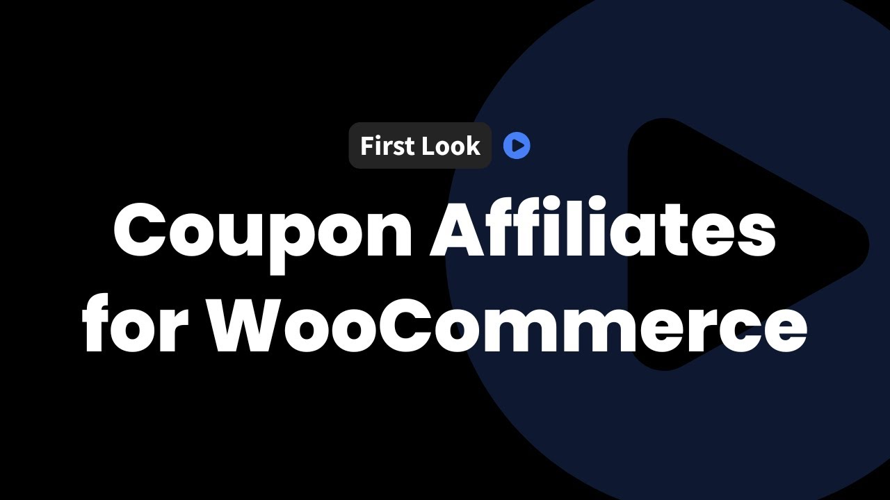 InfluenceWP - First Look - Coupon Affiliates for WooCommerce