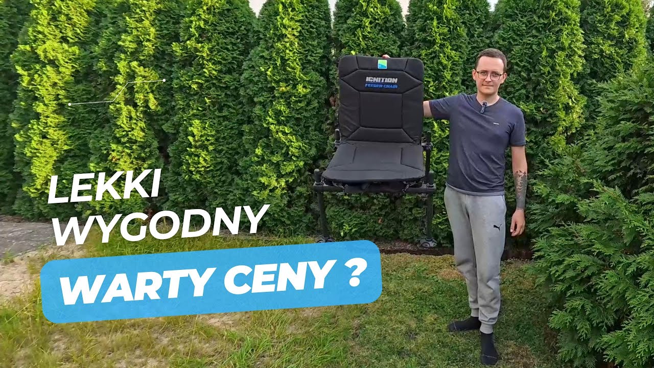 Lekki fotel wędkarski - subiektywne wrażenia o Preston Ignition Chair Combo