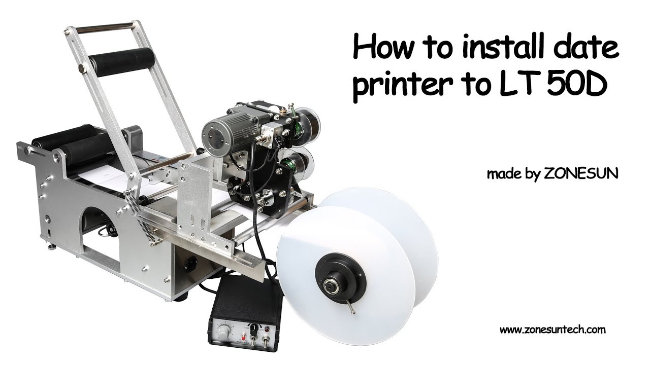 How to install date printer to LT 50D