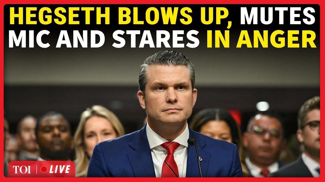 US Senate: &lsquo;Save The Lecture&rsquo;: Pete Hegseth Explodes, Turns Off Mic During Fiery Testimony