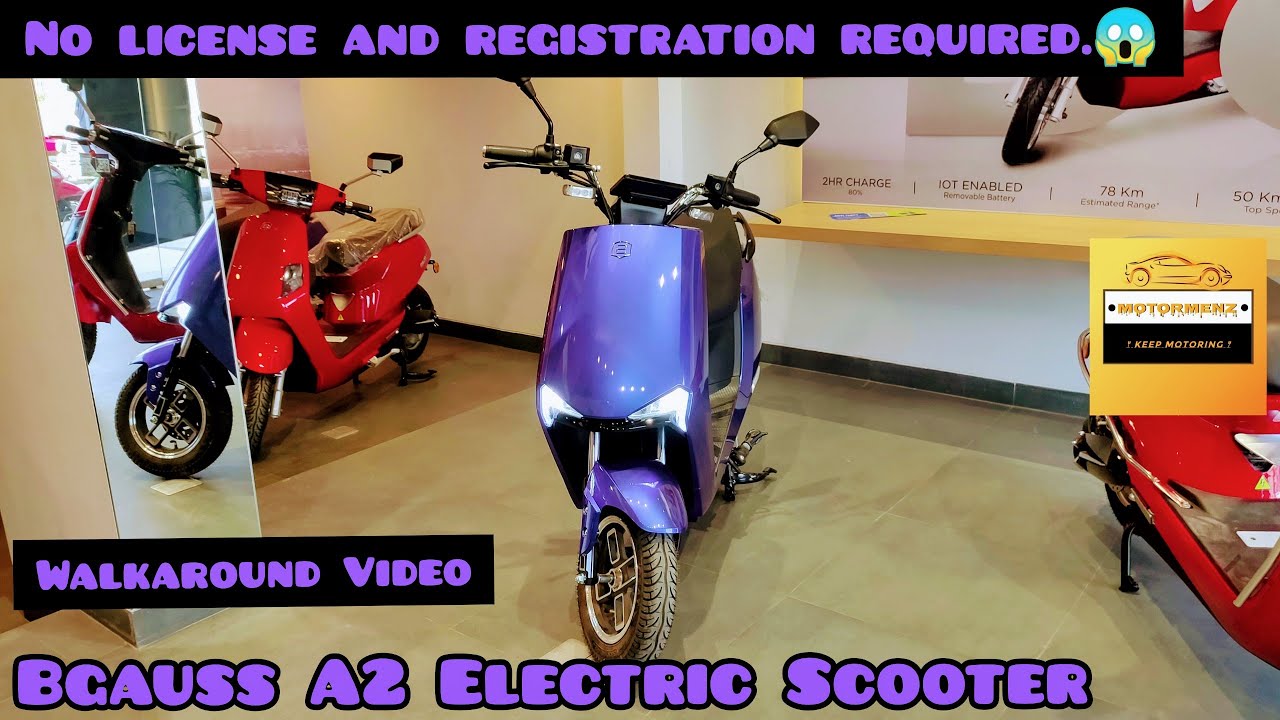2020 Bgauss A2 Electric Scooter Walkaround Video - 110KM Range 🤘