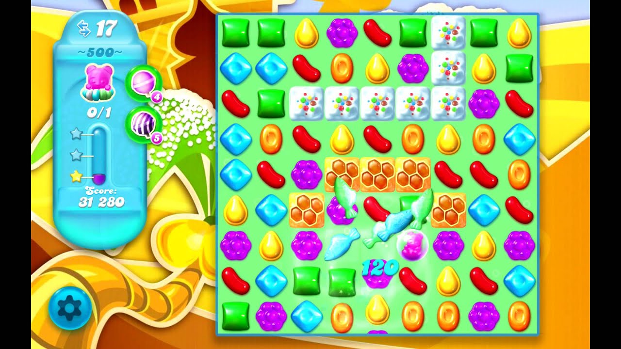 Let's Play Candy Crush Soda Saga! Completion of level 500