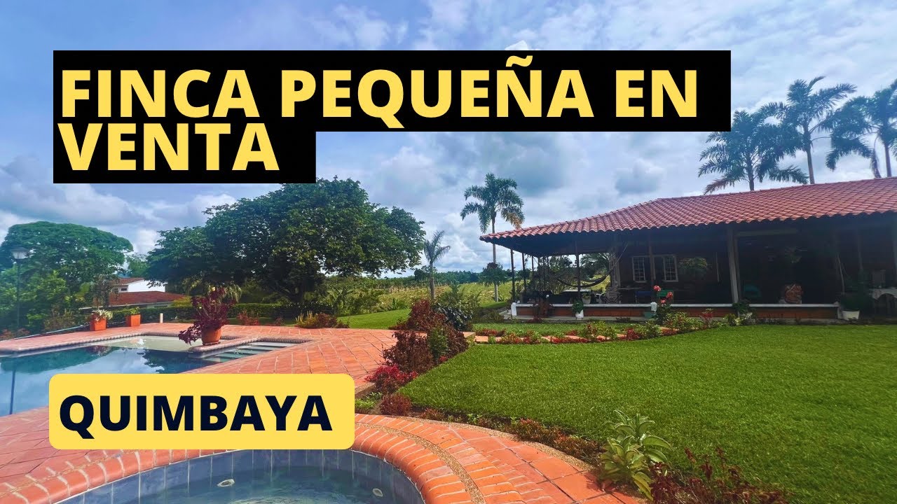 Finca pequeña en venta Quimbaya Quindio