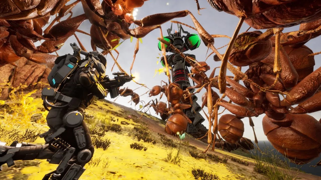 Earth Defense Force iron Rain No commentary Gameplay