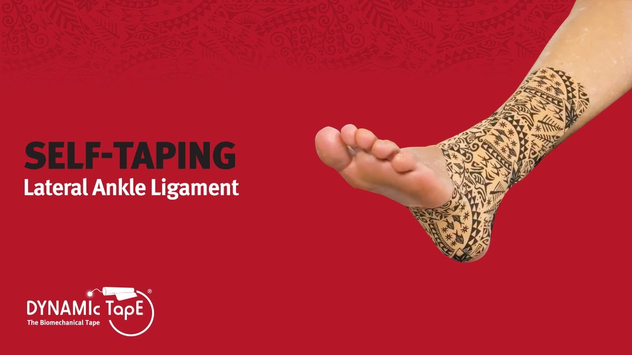 Dynamic Taping - How to Tape Your Own Ankle for Sprains, Instability & High Load