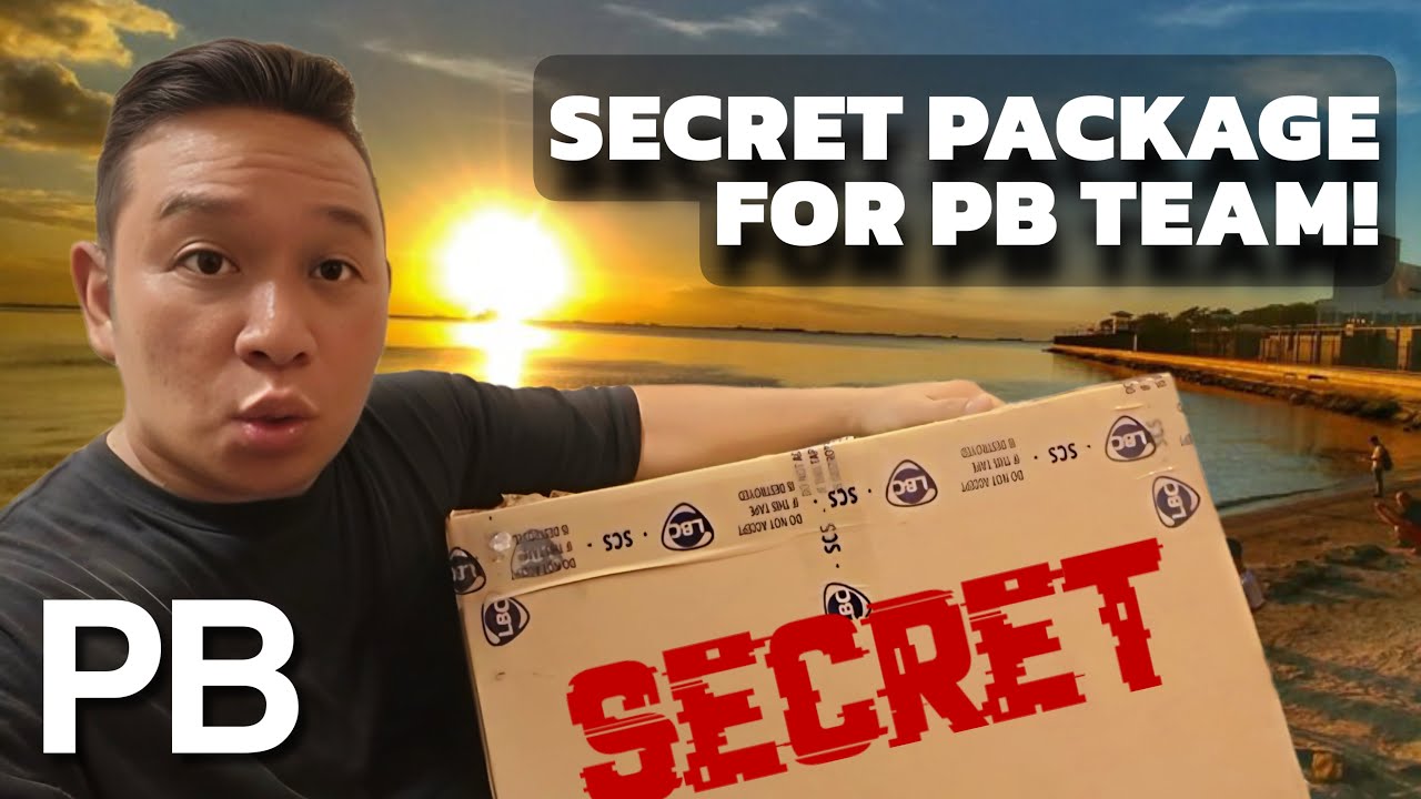 After training, binuksan ko ang package na ito na gagamitin ng Pugong Byahero (PB) Team sa Mindoro!