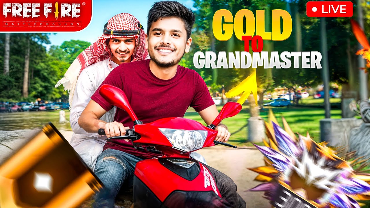 🔴[Live] ME & HABIBI Full Fun Grand Master Push 😁Free Fire Mobile👽 - Free Fire Live !!