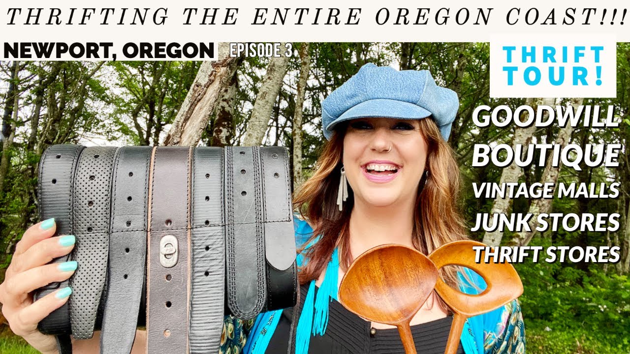 I THINK I NEED A BIGGER CAR! | Thrift Haul | Thrift For Resale | Goodwill Haul | HWY 101 Tour Ep: 3