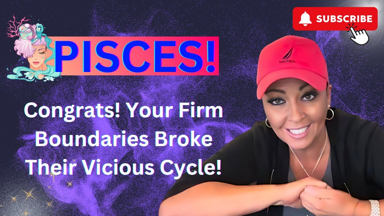 PISCES!  Congrats! Your firm boundaries have awakened this person to the vicious cycle they are in!