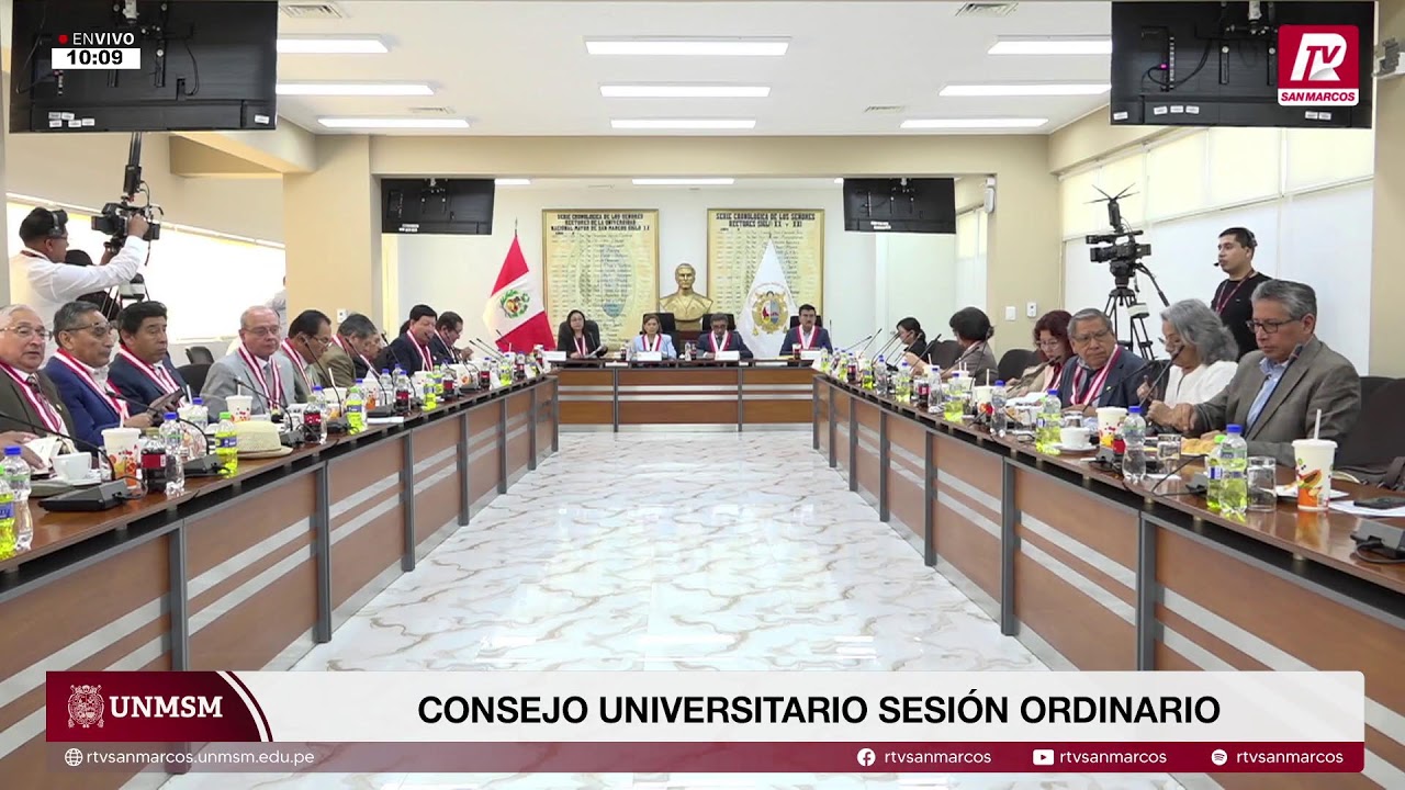 🔴#ENVIVO #UNMSM 24/02/2026 Consejo Universitario Sesión Ordinaria