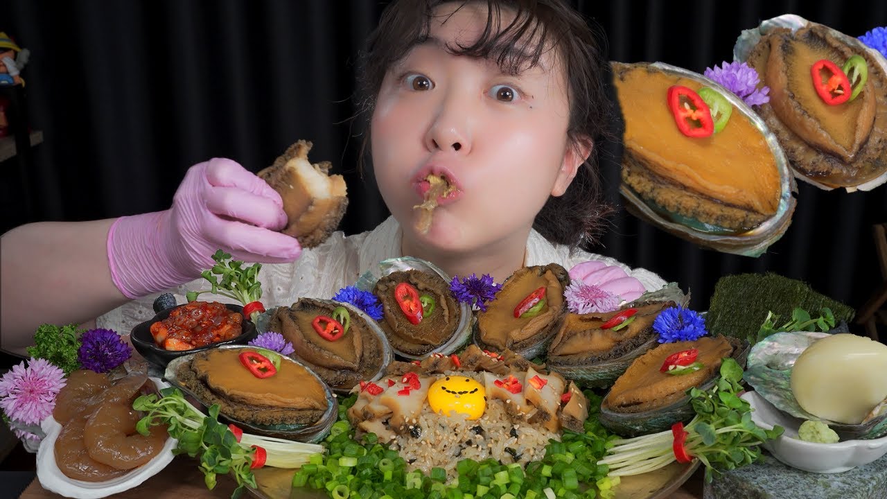 Абалон 😋Mukbang eating show