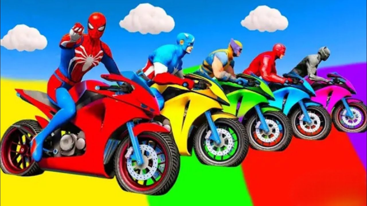 Spider-Man الرجل العنكبوت انقاذ باتمان Rescue batman vs iron man vs venom funny Game GTA 5 superhero