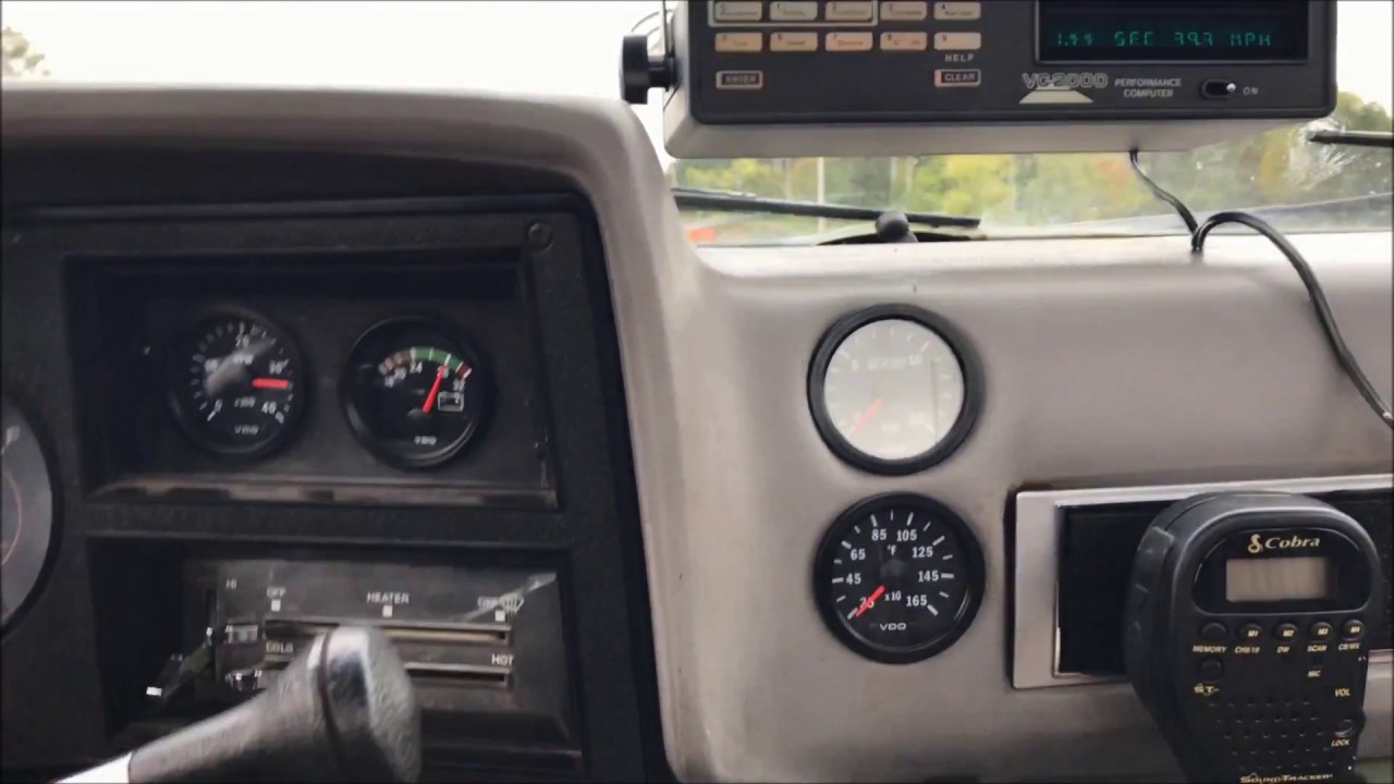 6.2 Diesel vs 6.2 Diesel Banks Sidewinder Turbo in M1028 CUCV Truck