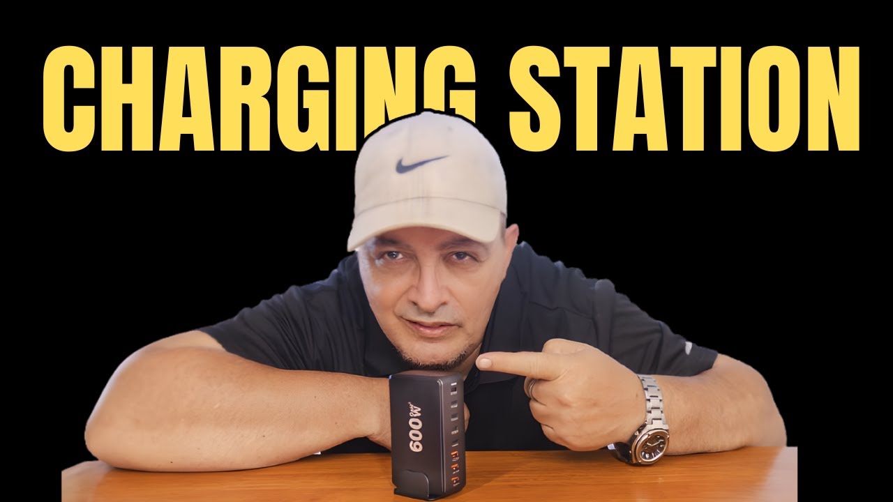 600W USB C Charging Station with GaN technology - Power Up 8 Devices at Once!