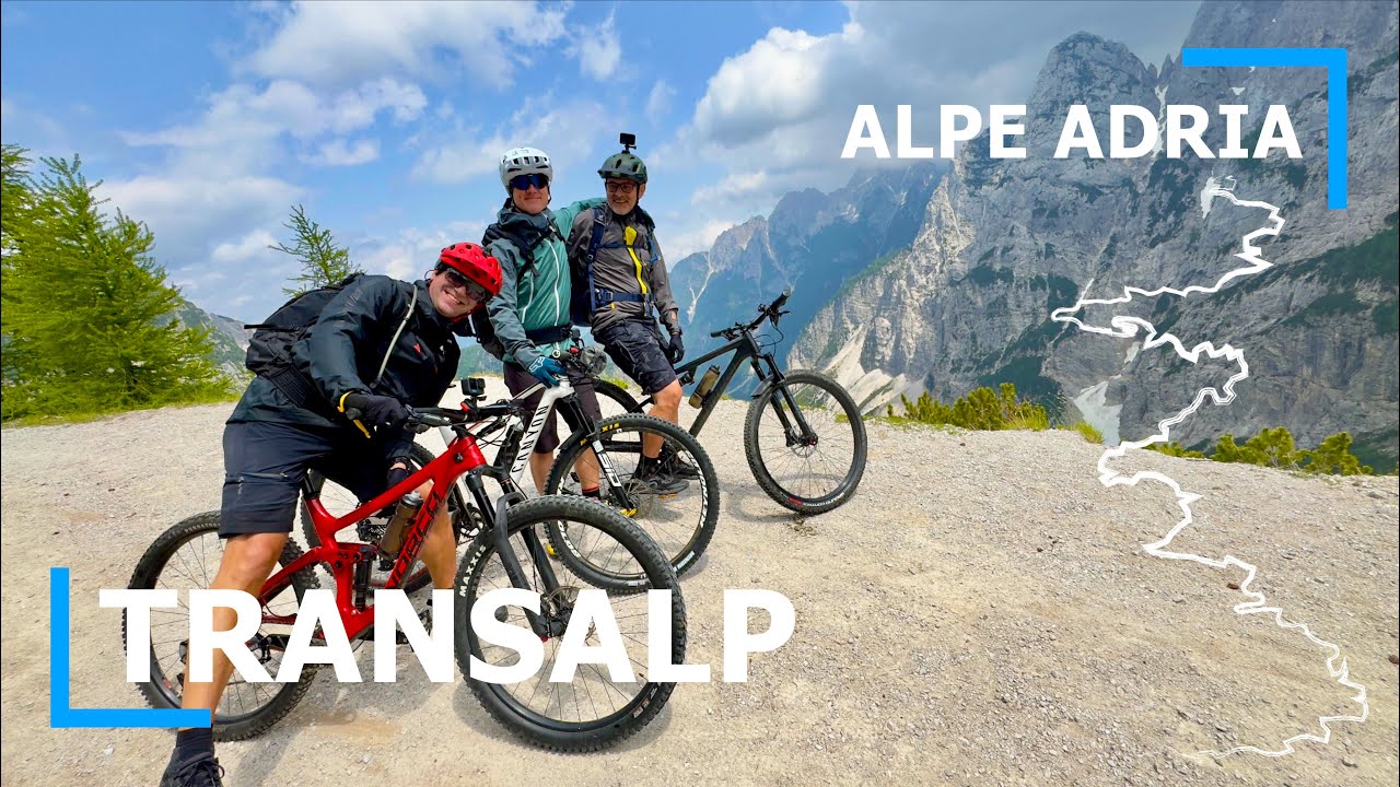 4 Freunde von Österreich an die Adria - MTB Alpencross Alpe Adria 2025