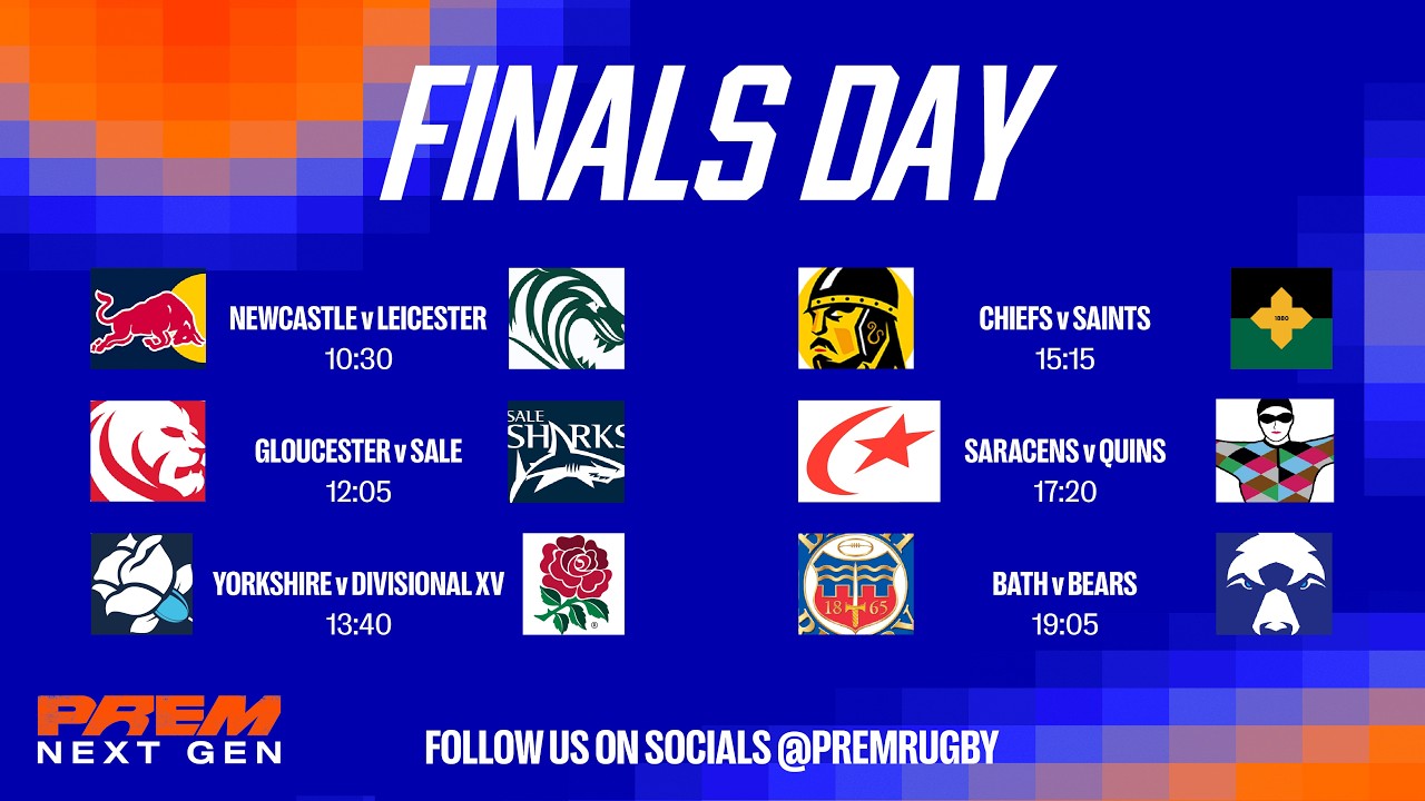 🔴 LIVE | Newcastle Red Bulls v Leicester Tigers | PREM Next Gen Finals Day 2026
