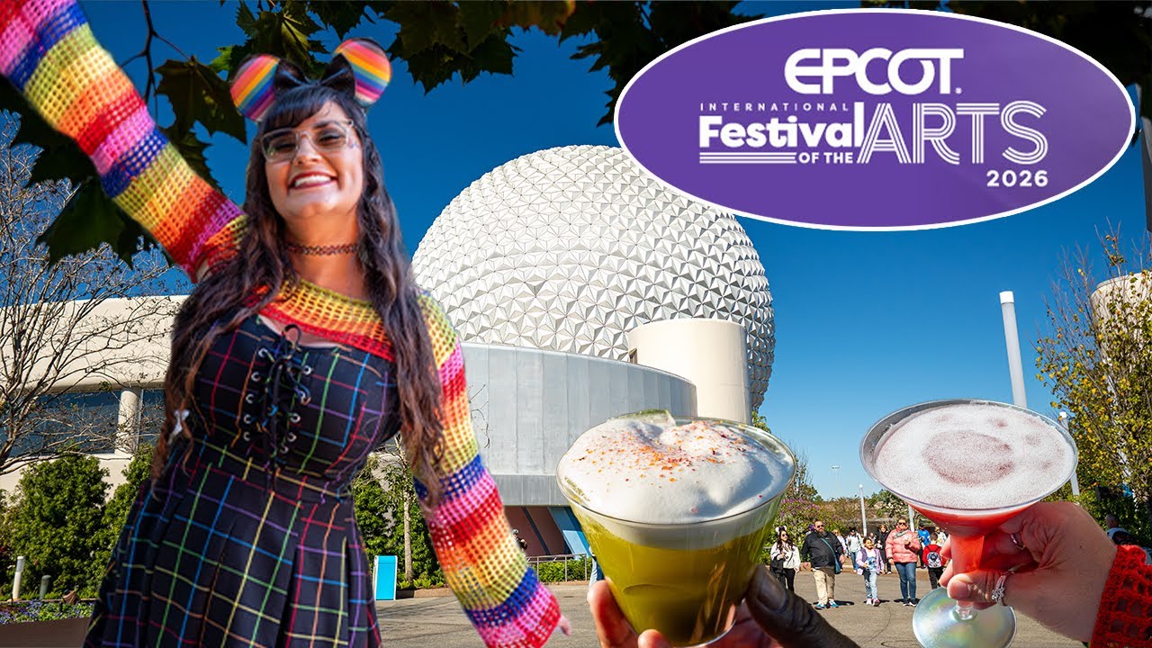 Disney World Drinks at EPCOT Festival of the Arts food 2026 🥤