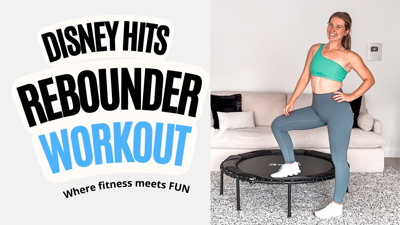 Disney Hits Dance Party on the Rebounder | 15-Minute Mini Trampoline Jump Workout