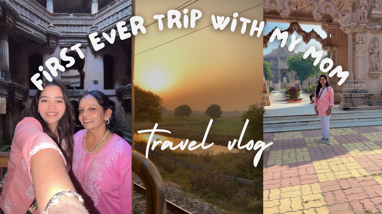 My First ever trip with my MoM || Somnath jaa rhe hum 🫶🏻😍|| Priyu Chauhan 