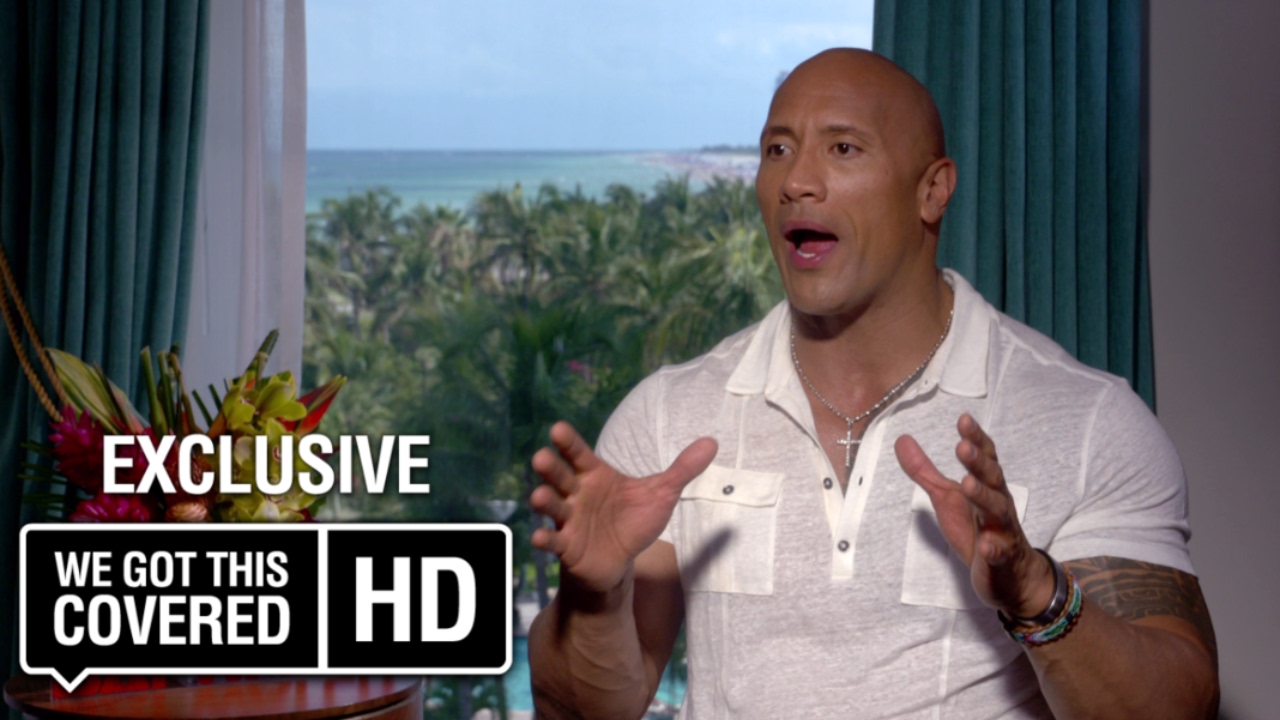 EXCLUSIVE Interview: Dwayne Johnson Talks BAYWATCH and BLACK ADAM [HD]
