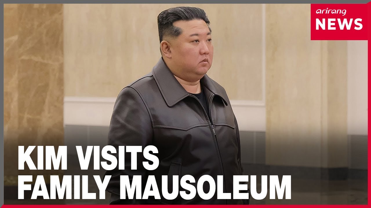 Kim pays respects at family mausoleum; says party's founding anniversary event showed 