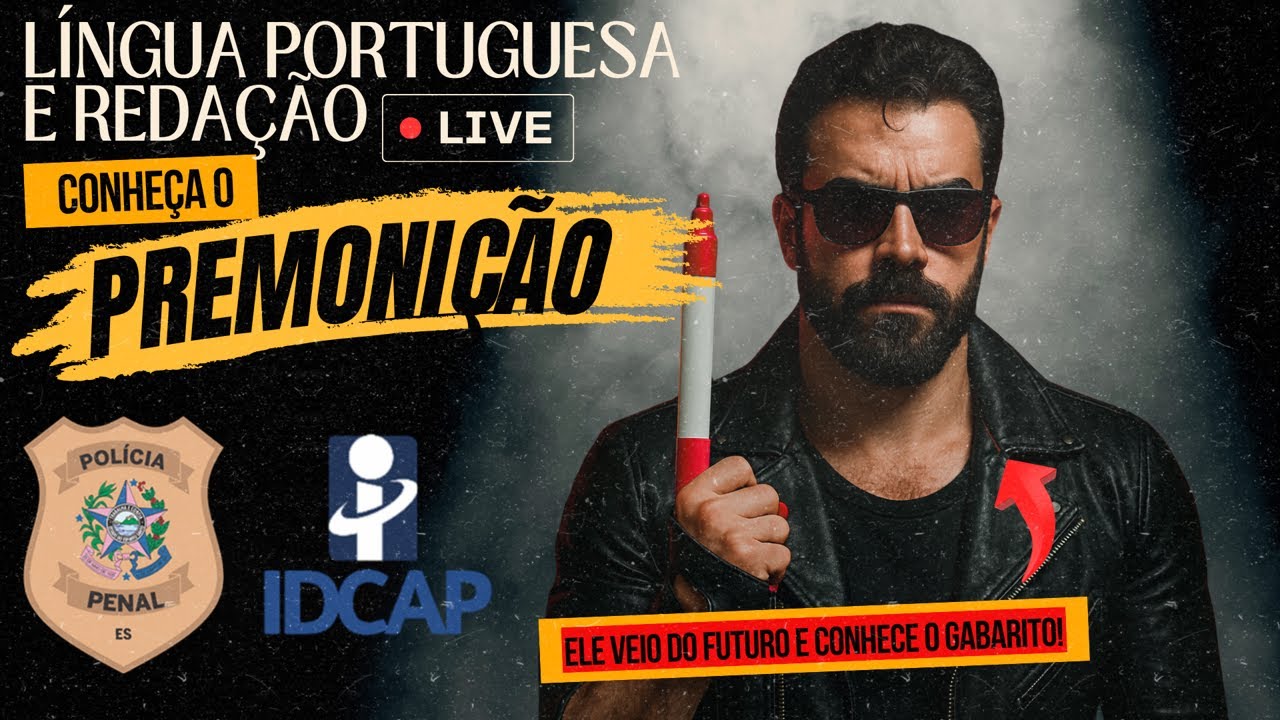 LIVE 62 - PROJETO PREMONIÇÃO - PP-ES | IDCAP 2025