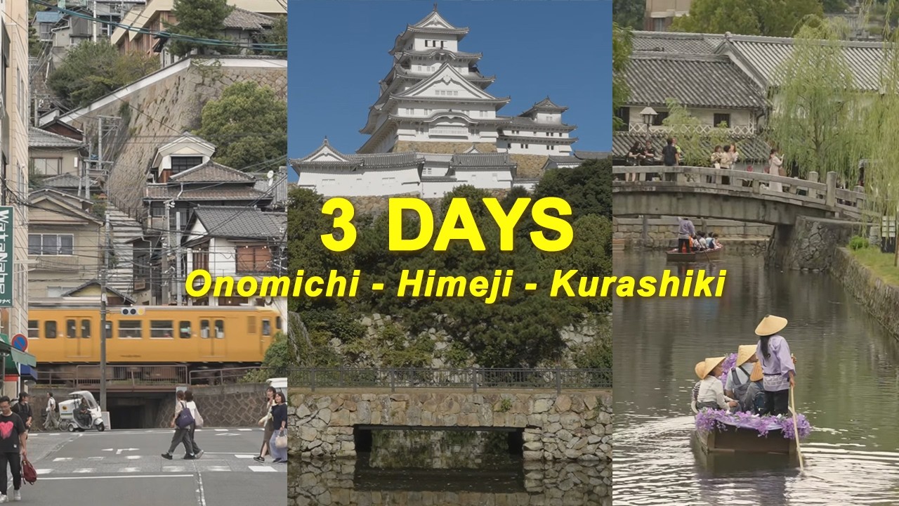 3 Days in West Japan – Himeji, Kurashiki, Onomichi | Cinematic CozyTravel Vlog 4K