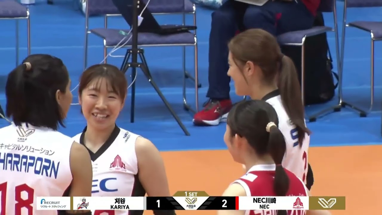 【１セット】大同生命SVリーグ 2024 25 女子 第3節 クインシーズ刈谷 vs  NECレッドロケッツ川崎10 26