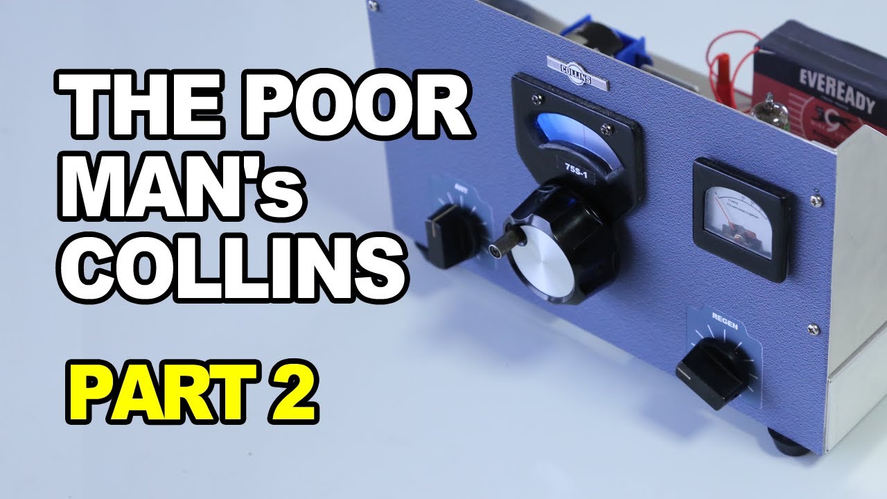 The Poor Man's Collins Part2: 1-Tube Regenerative Receiver 無銭家のコリンズ：単球再生式受信機　0-V-1や0-V2を作ったころに思いを馳せて