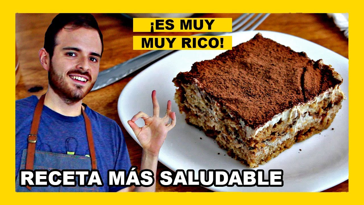 🔶 Como hacer tiramisú casero sin huevo y sin queso (receta vegana, fácil y saludable)