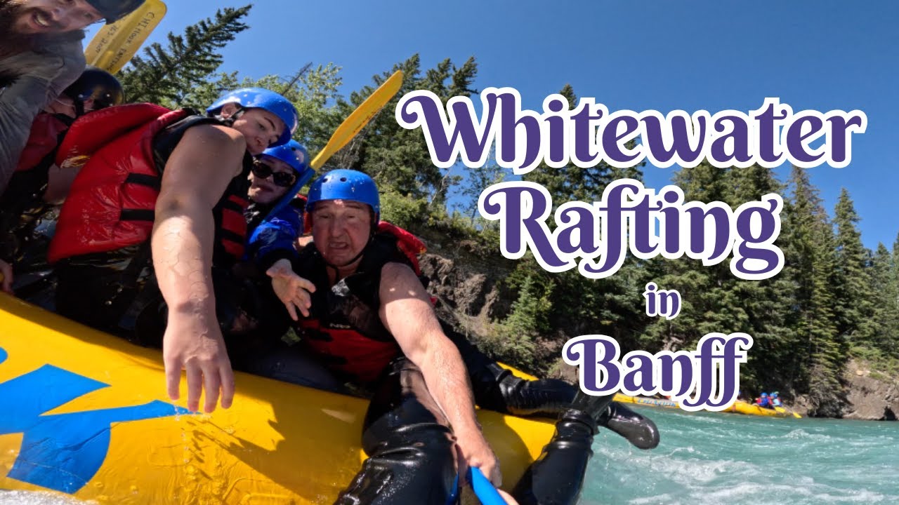 i went OVERBOARD | Whitewater Rafting in Banff, Canada | Chinook Rafting