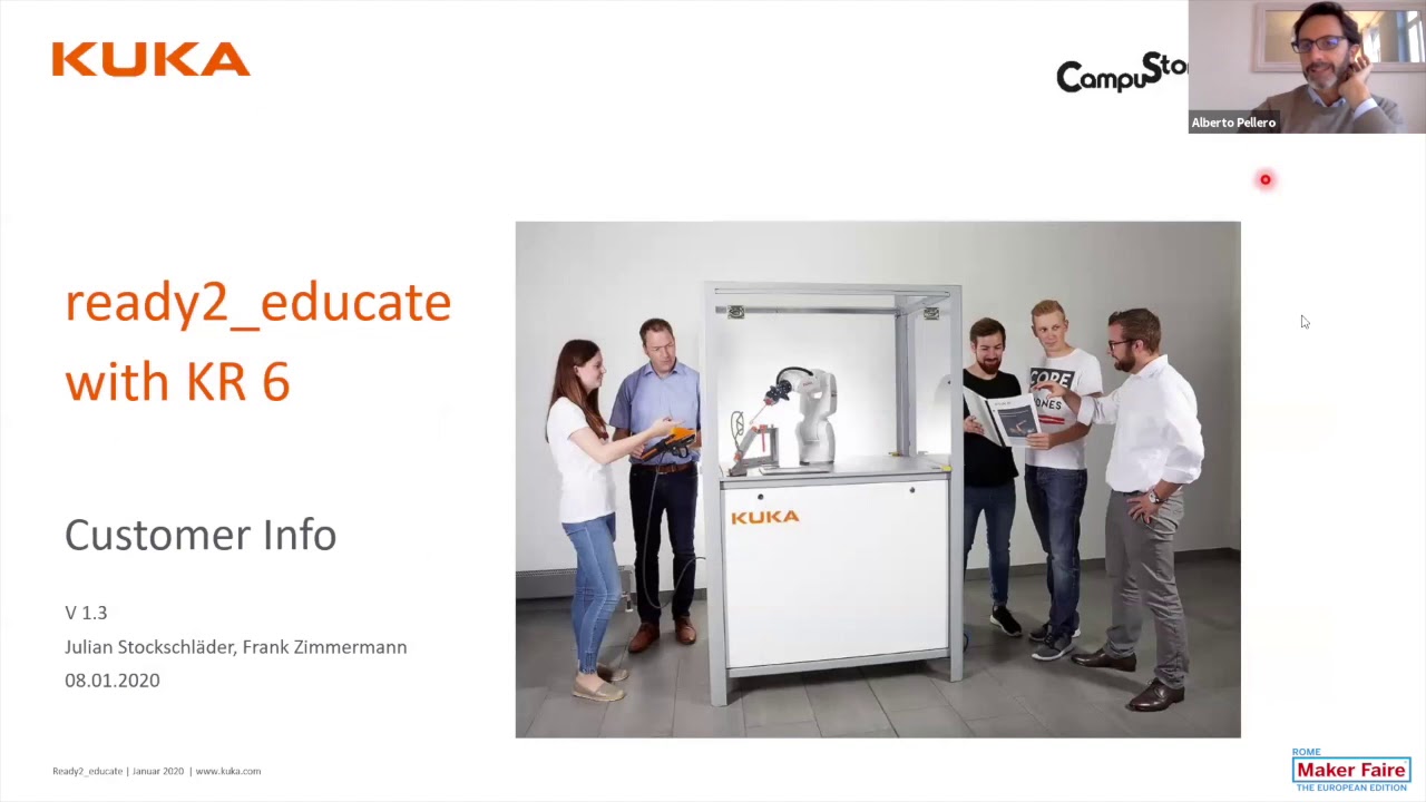 KUKA: avvicinare il mondo della formazione alla robotica industriale, CampuStore@MFR2020