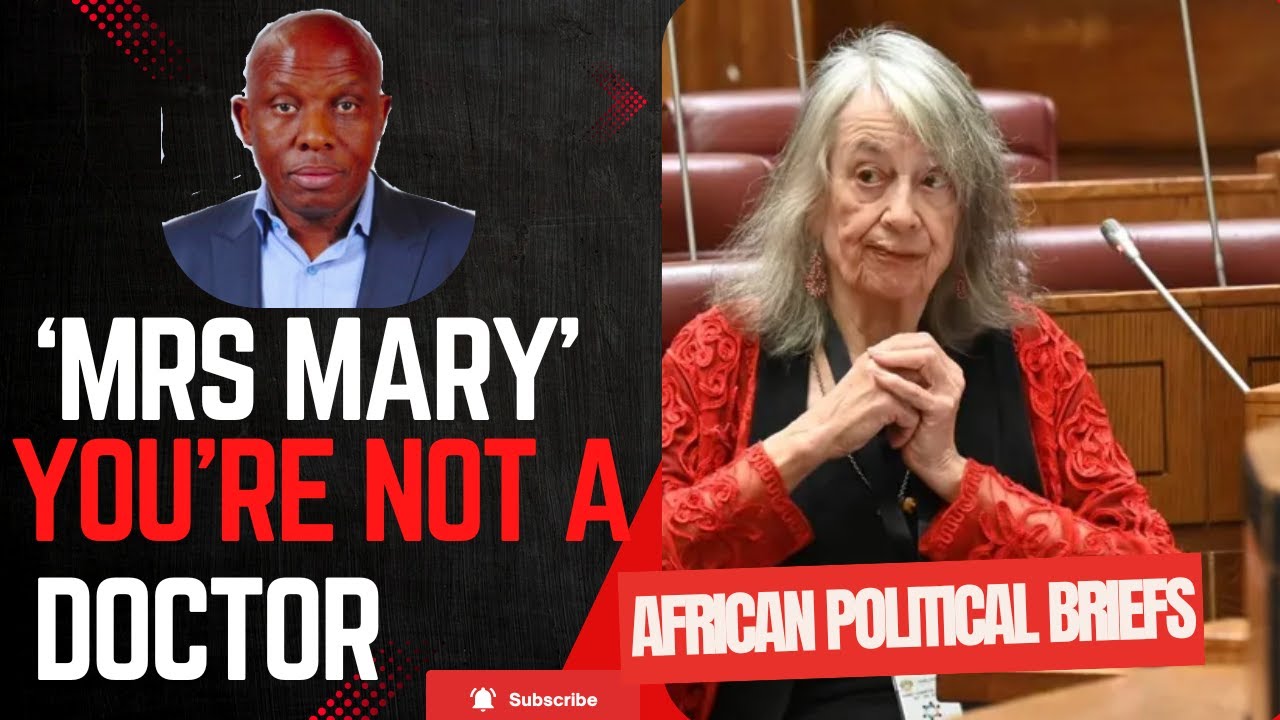 MK's Skhosana: “Stop Calling Her Dr!” — The Mary de Haas Title Controversy