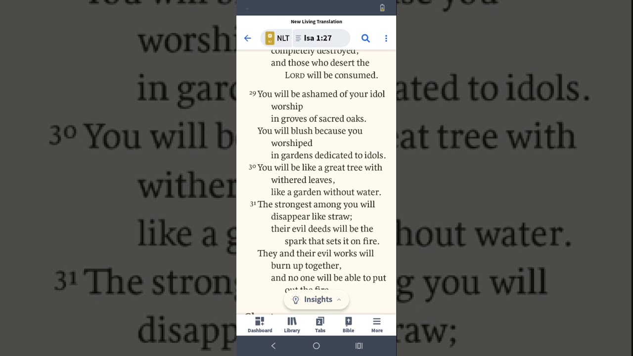 Лучше всего получить это знание и покаяться (Исаия 